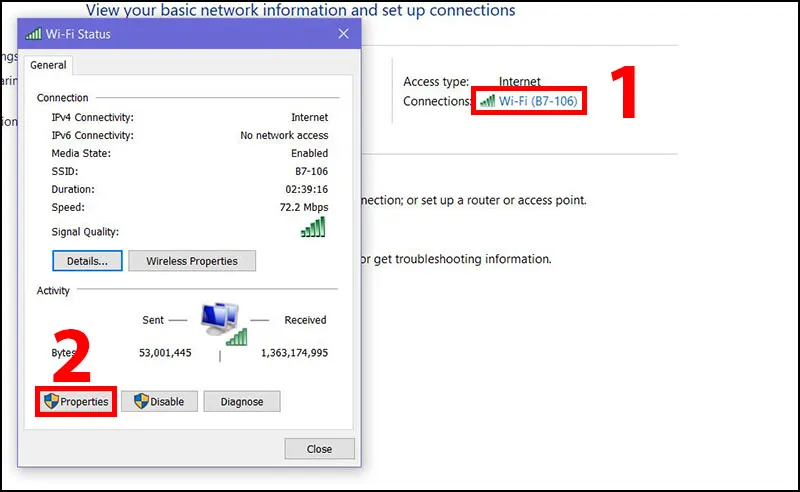 How to change DNS Win 10 via Control Panel